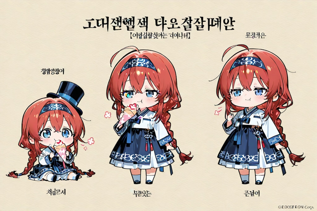 韓国風シルクハット