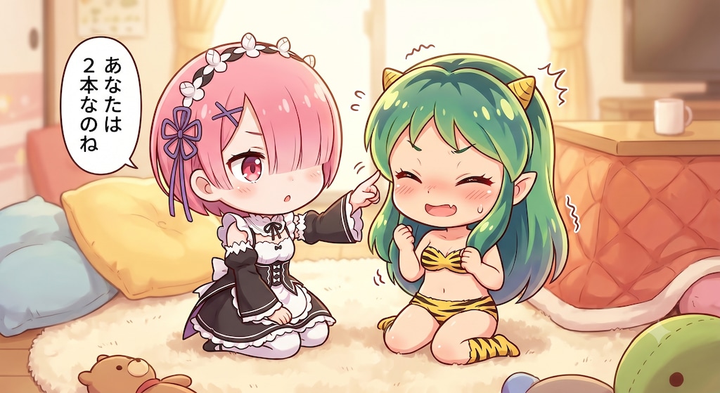 ラムちゃんとラムちゃん