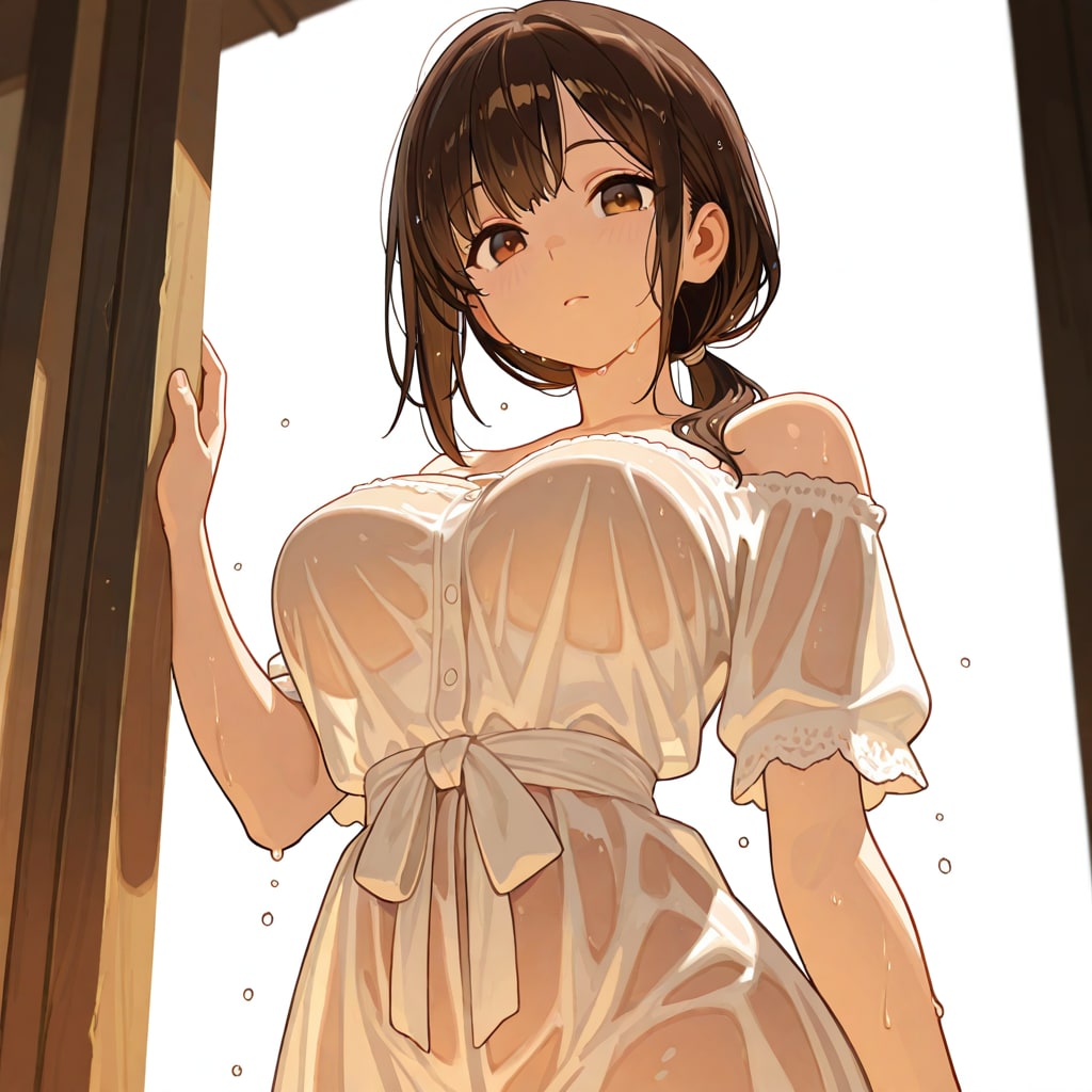 雨宿り先で