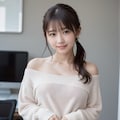 オフショルセーター 2枚目