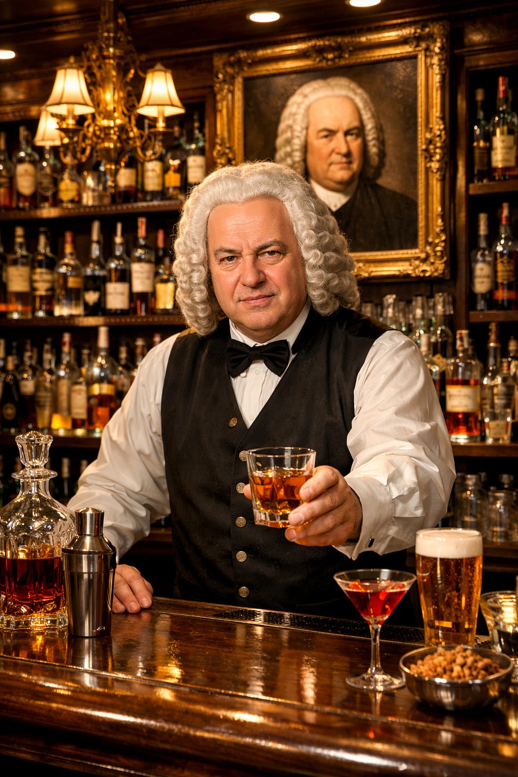 『 ばったり会う夜、バッハのBAR 』