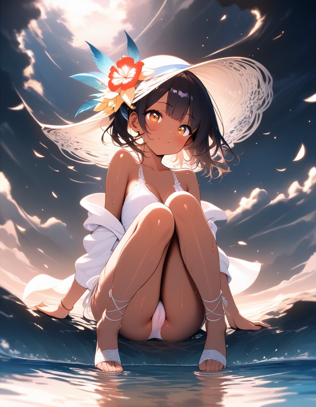 片田舎の小さな海水浴場