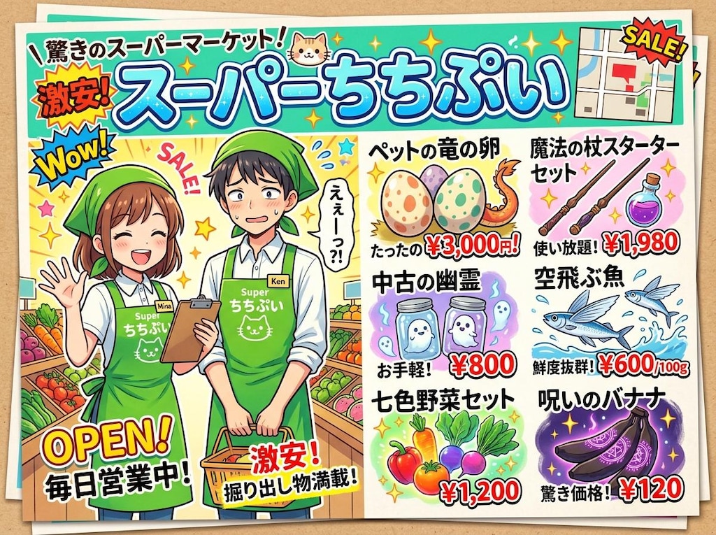 スーパーちちぷい、今週のチラシ
