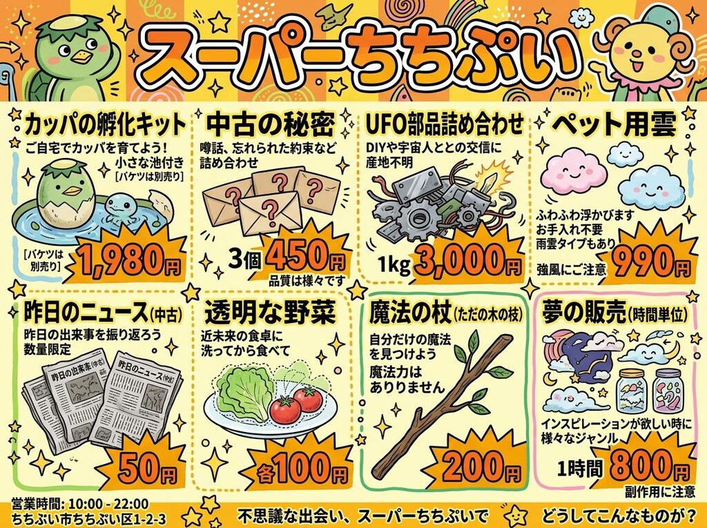 スーパーちちぷい、今週のチラシ