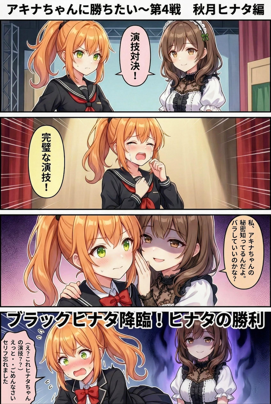 アキナちゃんに勝ちたい