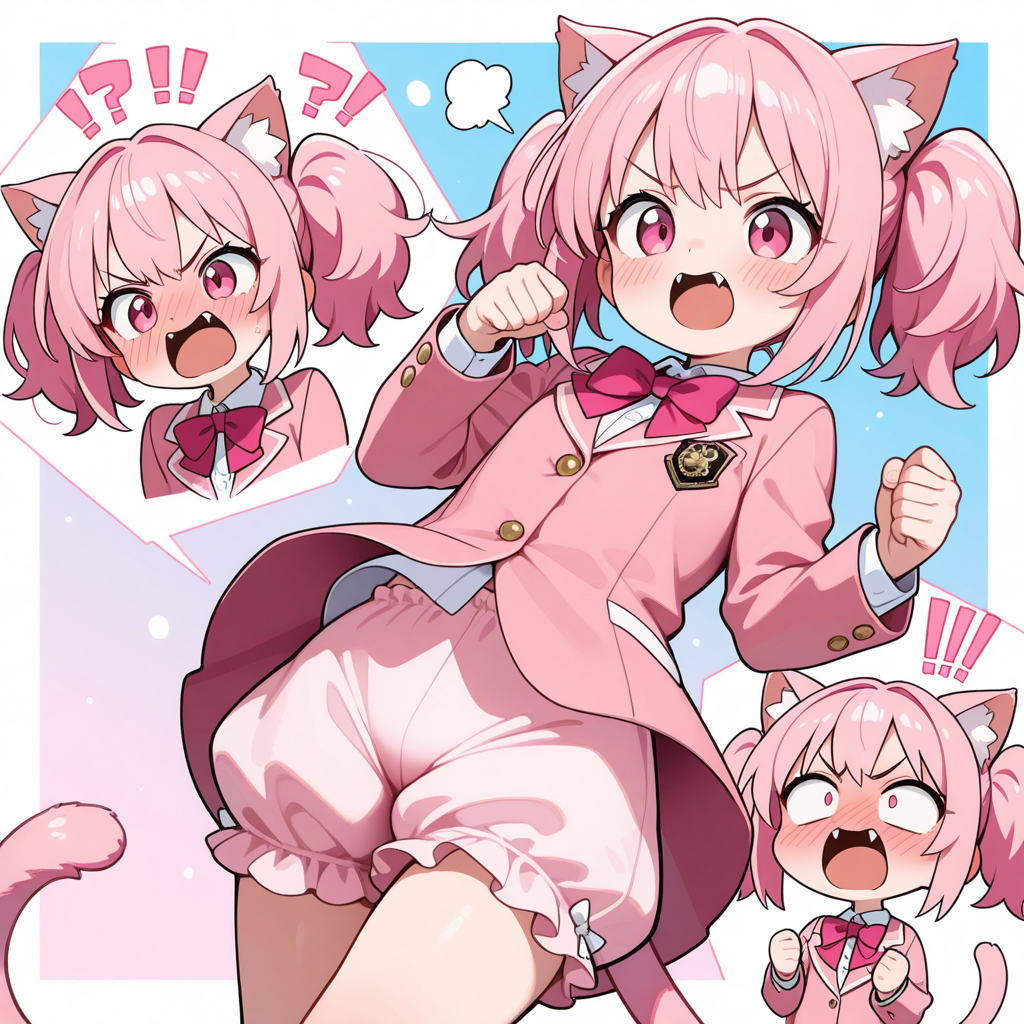 ちょうちんブルマを履いたねこちゃん