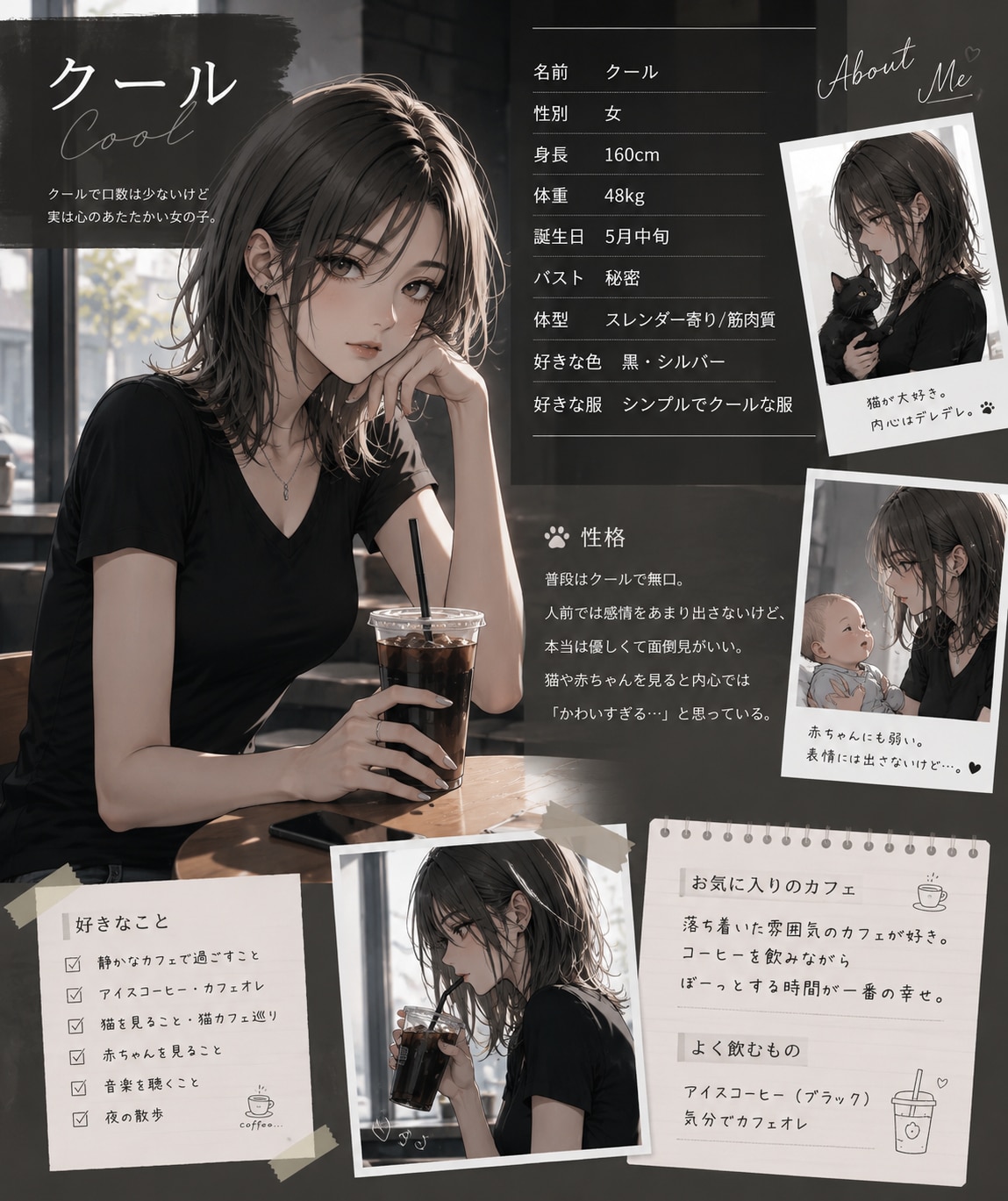 クールちゃんも詳細作りましたw