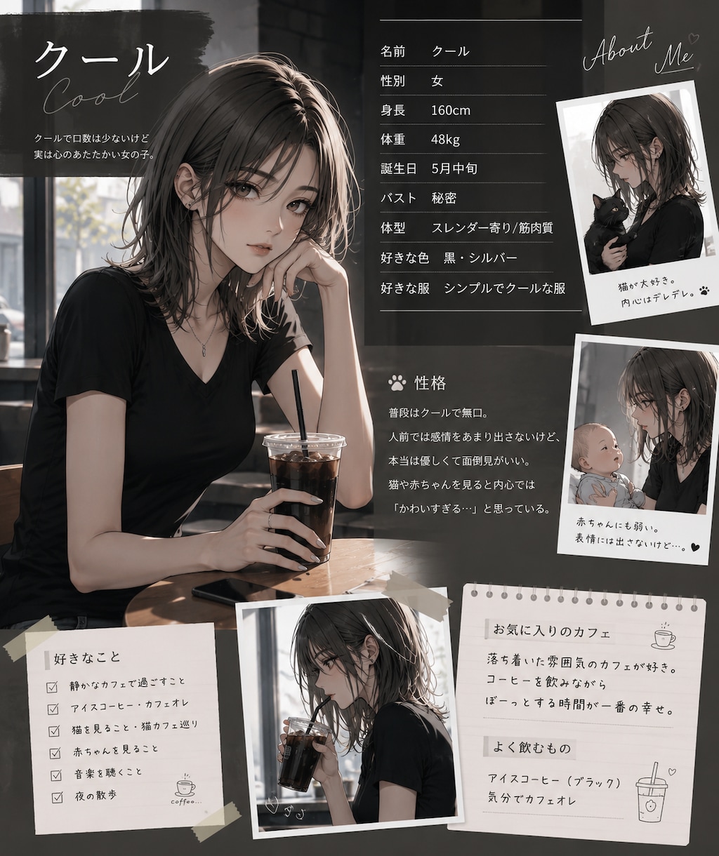 クールちゃんも詳細作りましたw