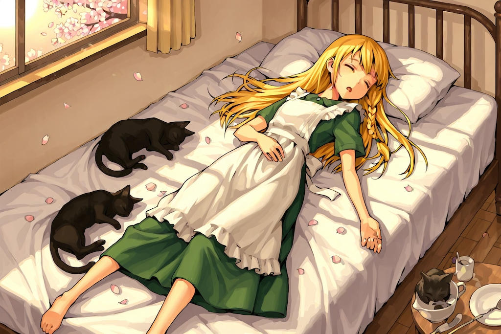 ネコが寝込んだ！