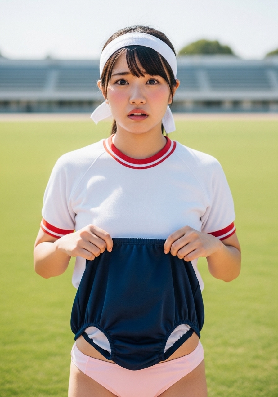 借り物競走⑤　白組   かのんちゃん