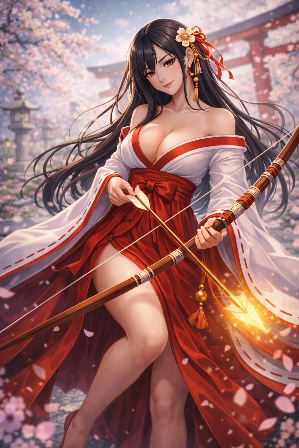 梓弓と破魔の矢の巫女