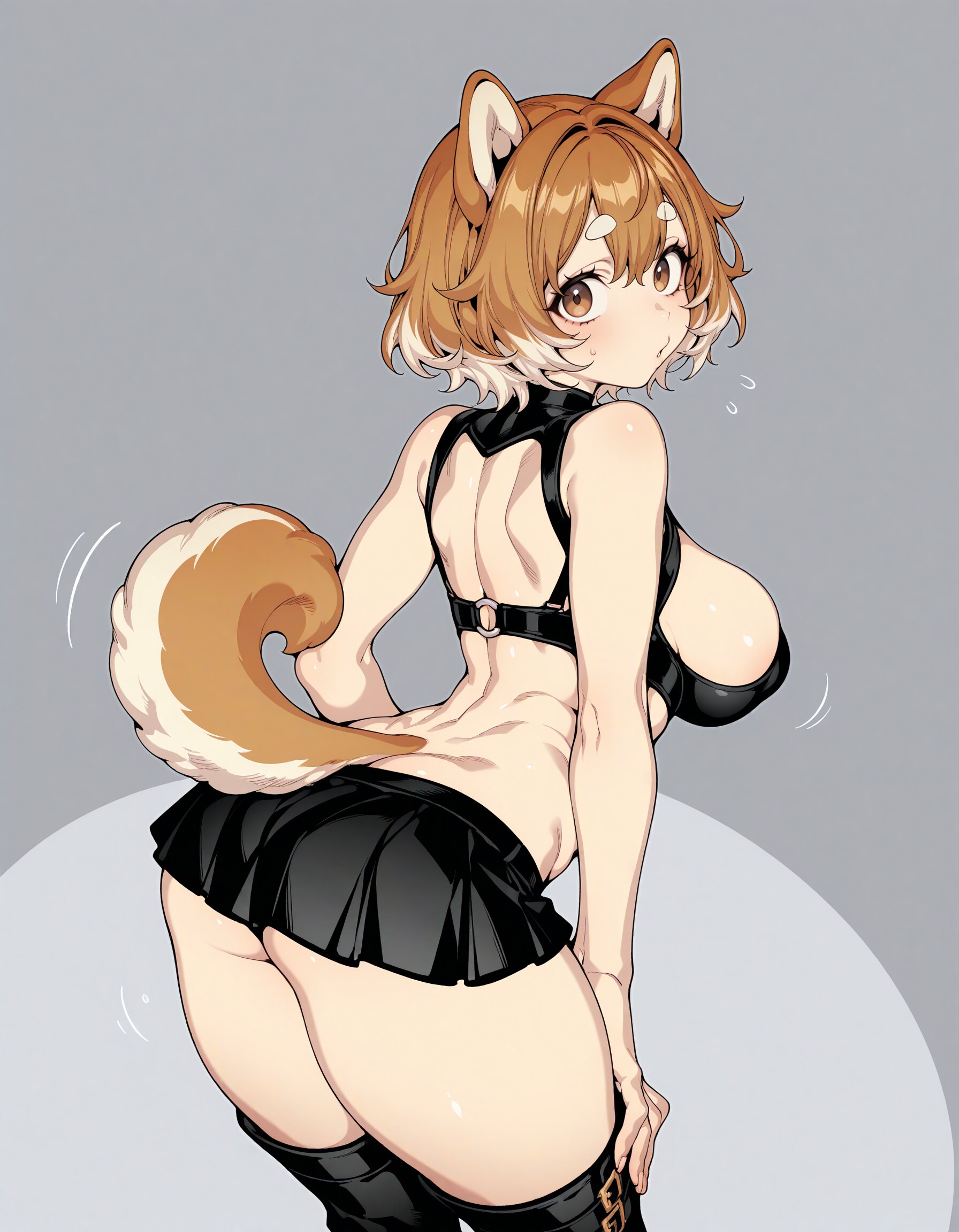 散歩待ちの柴犬娘