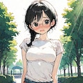 クラスの真面目な女子 2枚目
