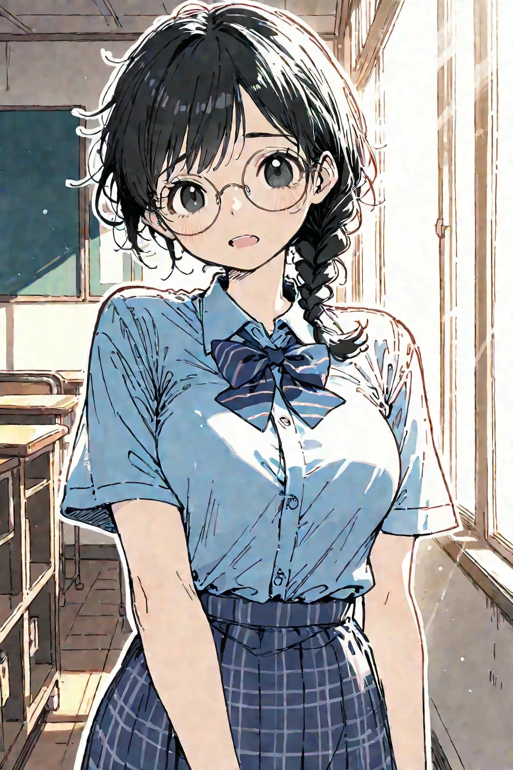 クラスの真面目な女子