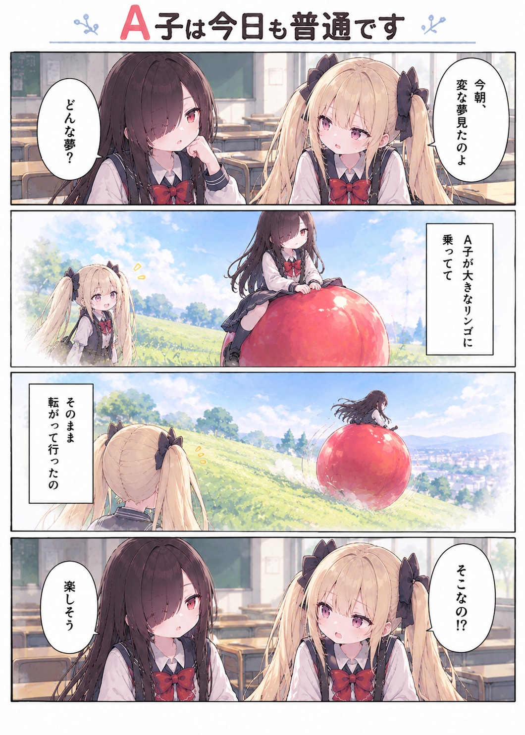 A子は今日も普通です【夢】 | の人気AIイラスト・グラビア