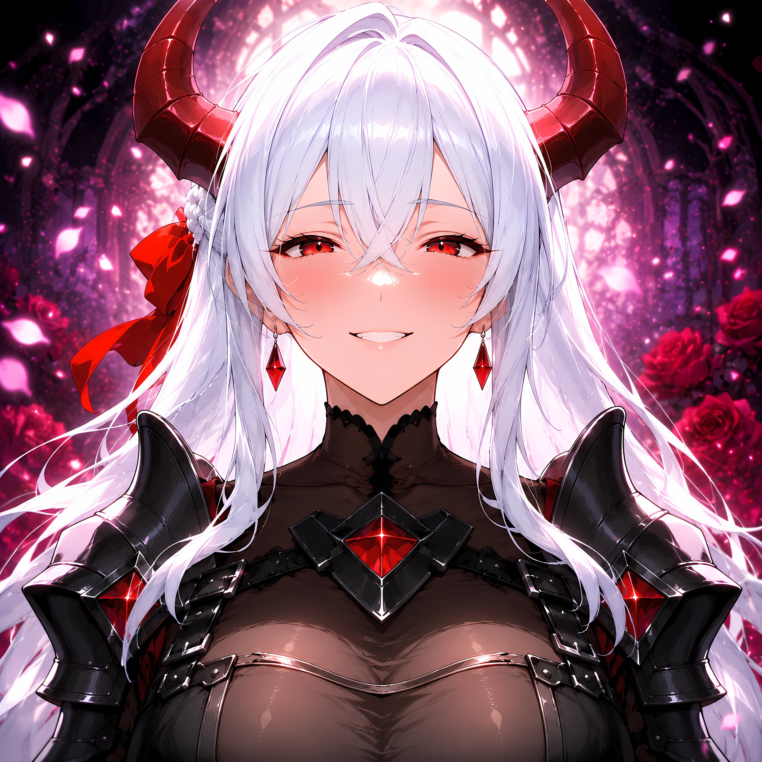 お花と魔王さま♡
