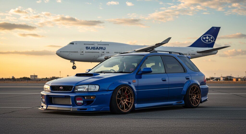 インプレッサスポーツワゴンとボーイング747