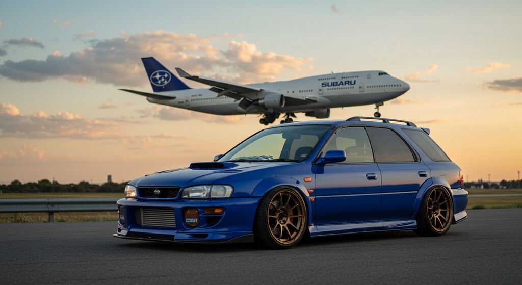 インプレッサスポーツワゴンとボーイング747