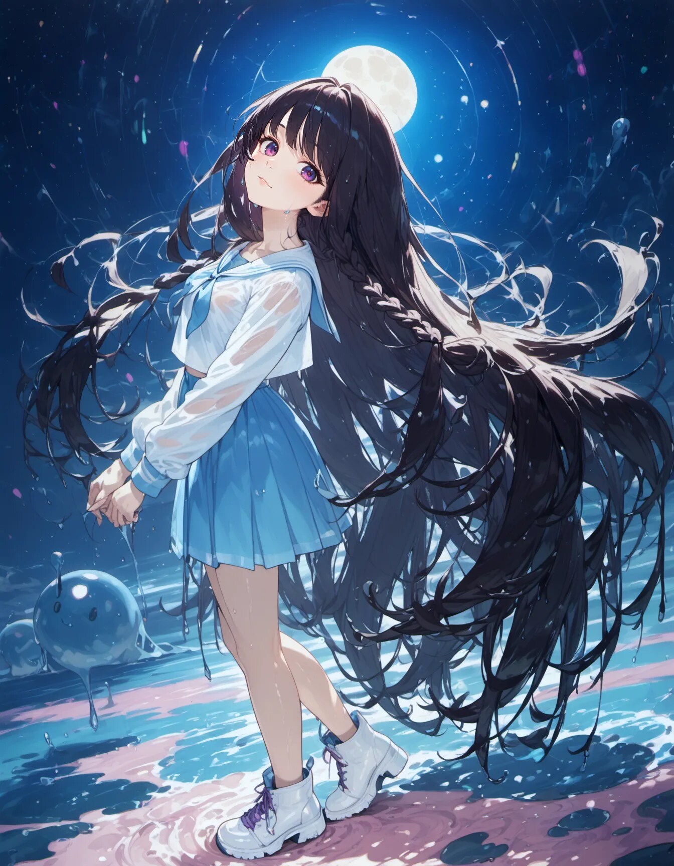 Lunar Reflection | の人気AIイラスト・グラビア