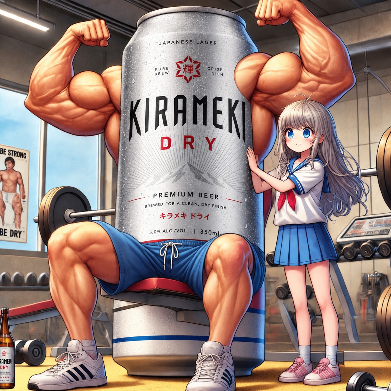 強い酒になろうとしたビール缶
