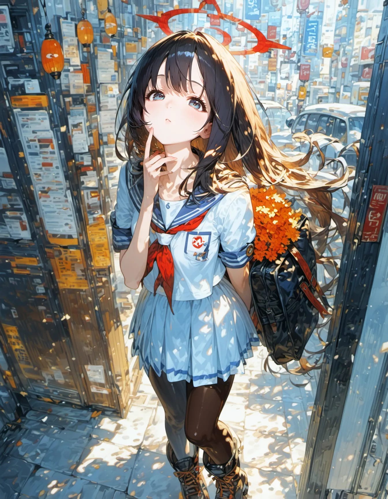 The Fallen Angel of the Commuter Lane | の人気AIイラスト・グラビア