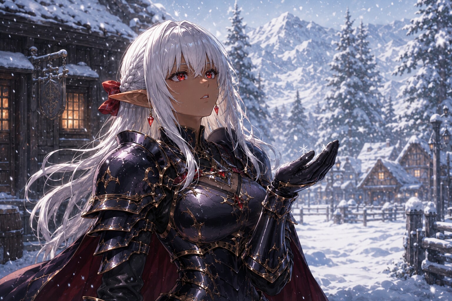 初めての雪