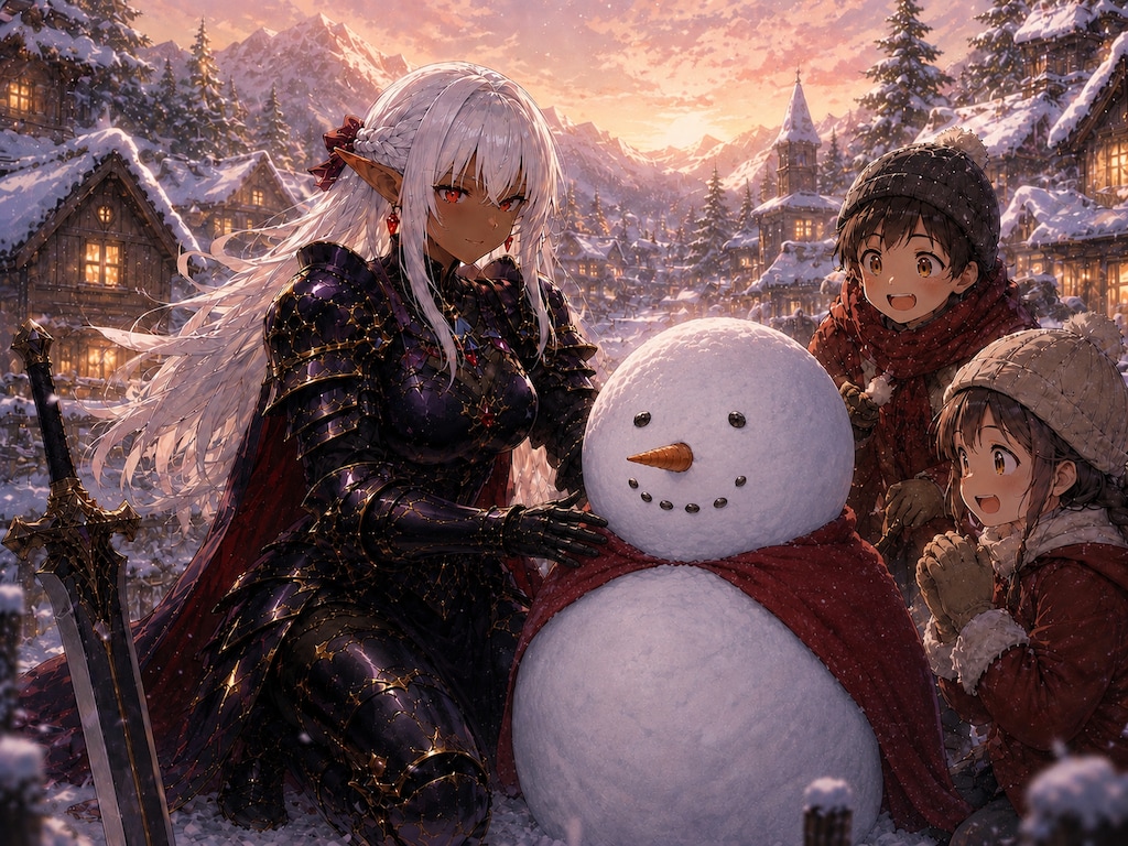 初めての雪