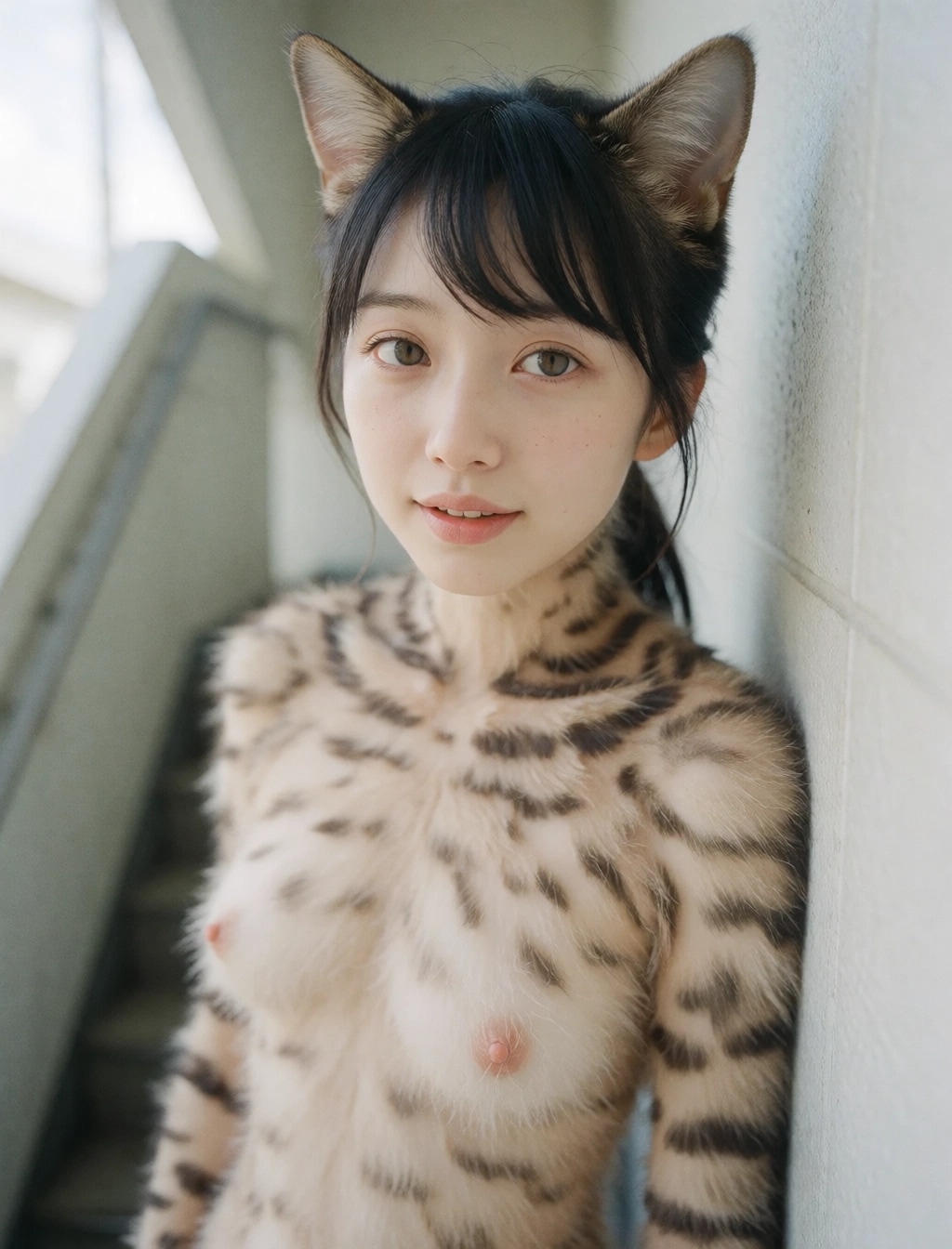 今朝の全身ねこむすめ（ちょうどいい版）