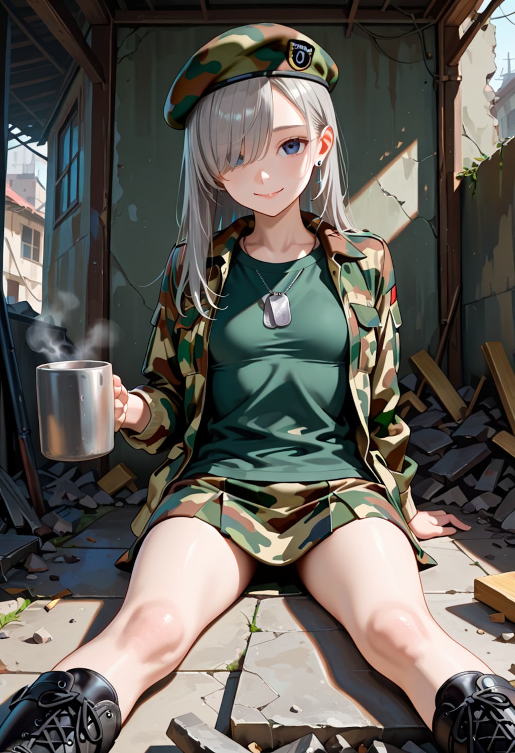 由璃亜 in Ruined City (2)