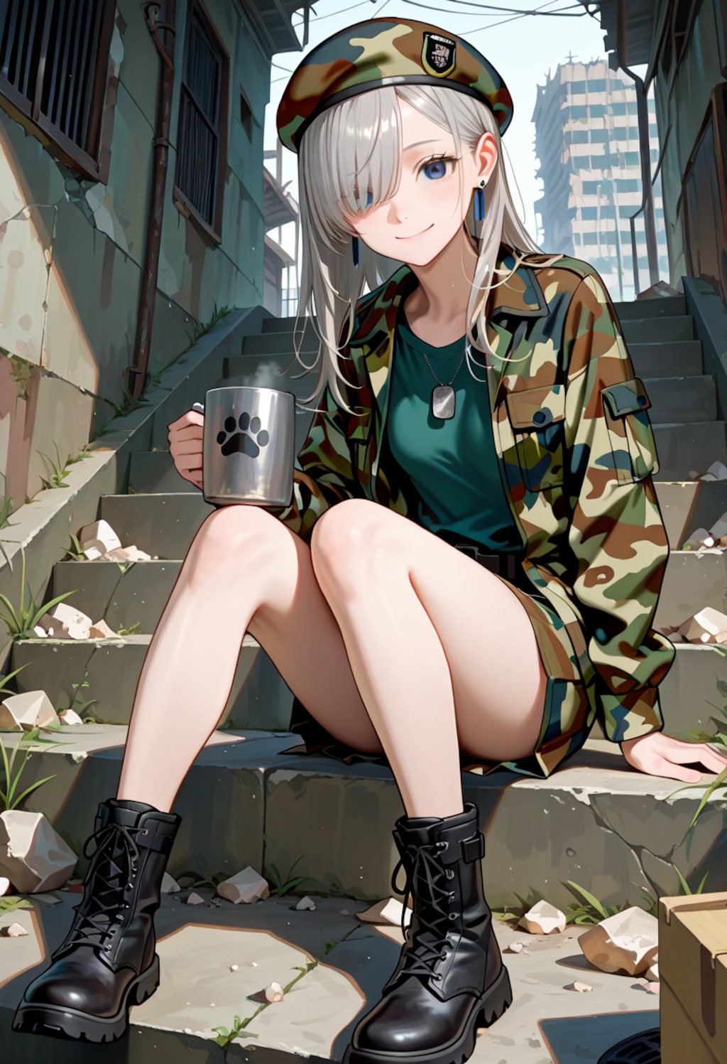 由璃亜 in Ruined City (2)