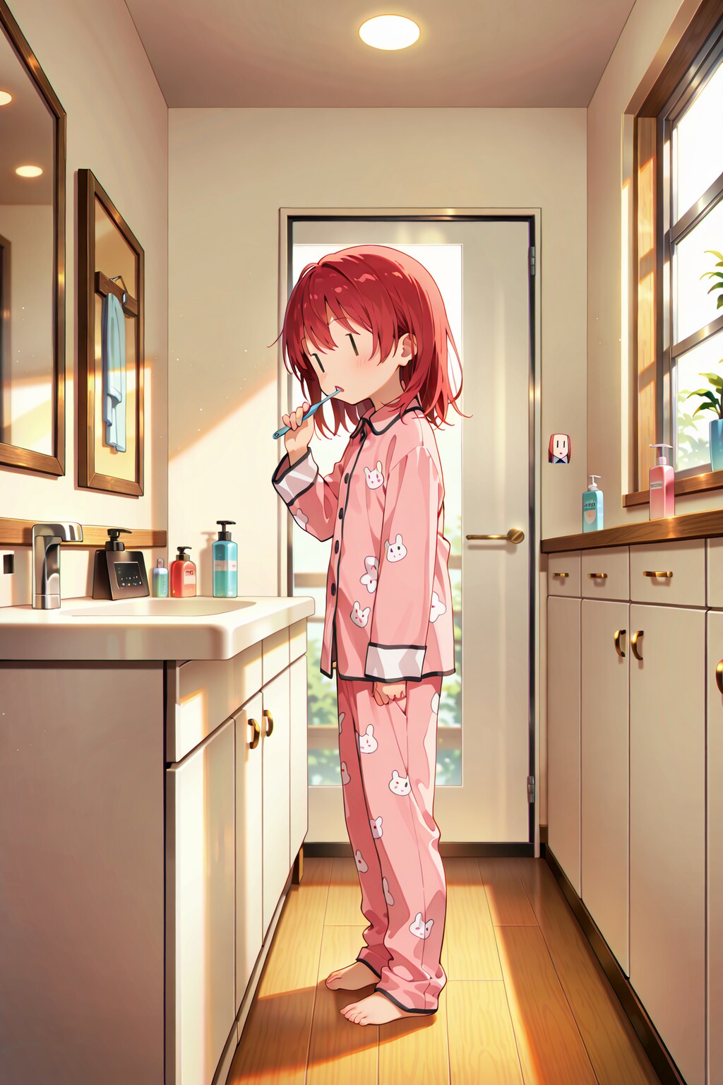 三連休・中日のジト目先生 Y914