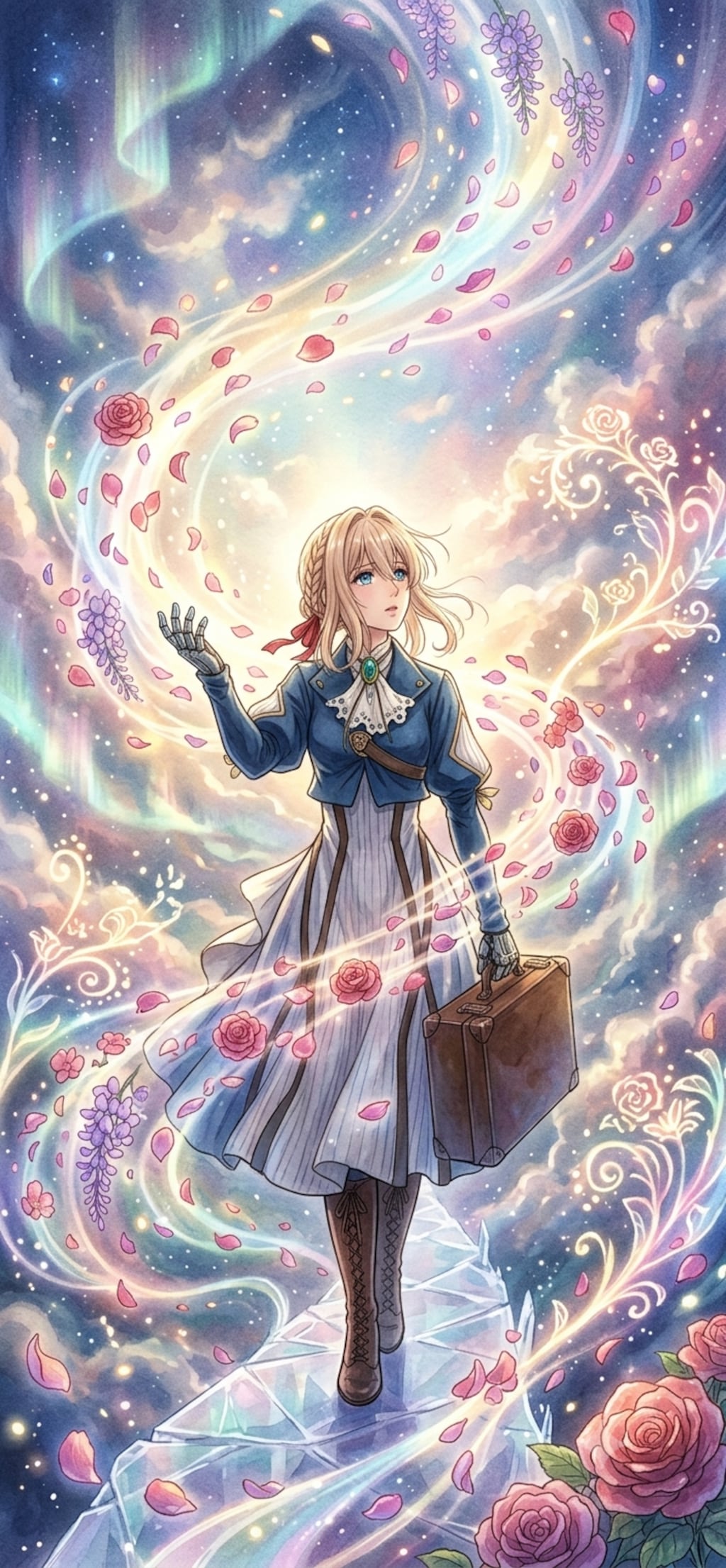 『想いは光の軌跡をたどって、永遠を紡ぐ花の調べ』