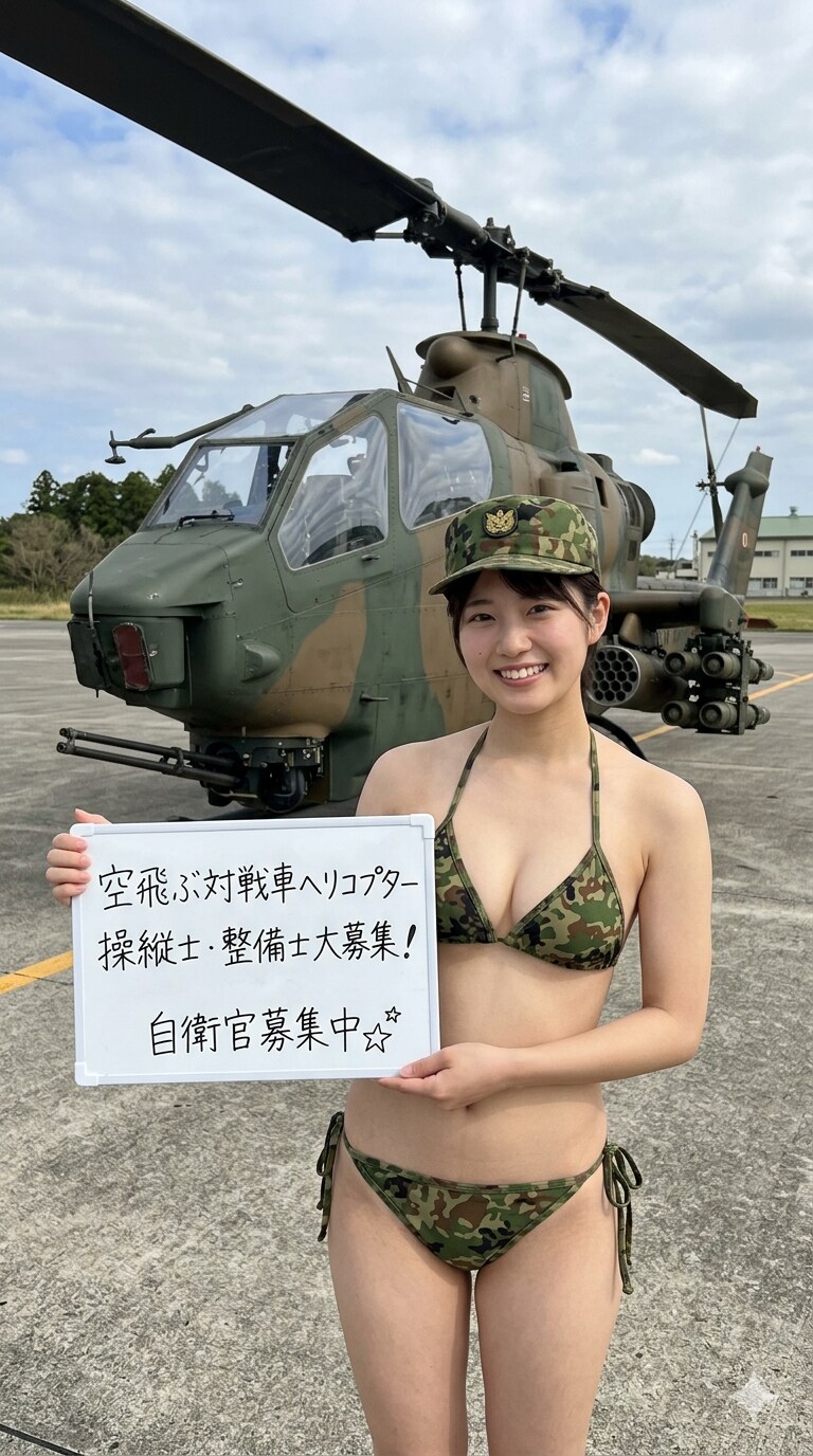 ２６日の女性陸上自衛官
