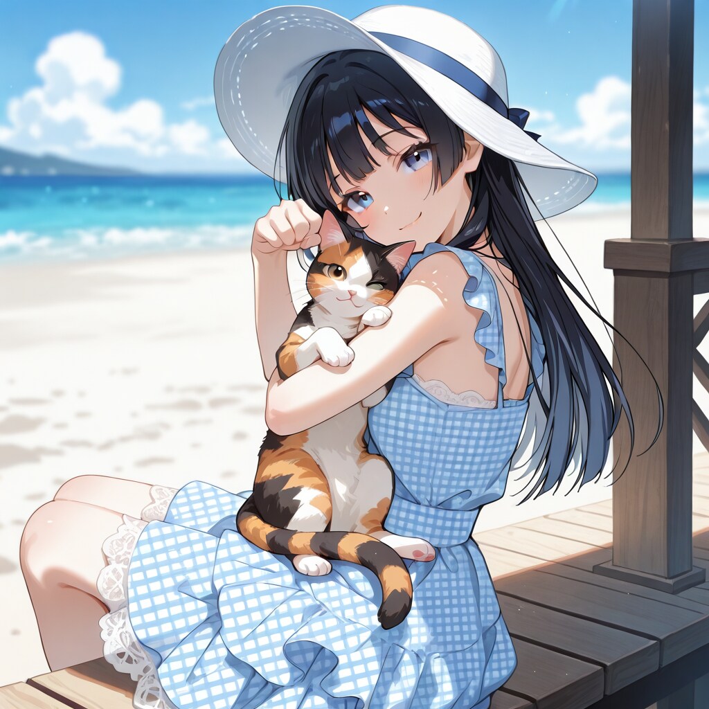 ねこと少女 | の人気AIイラスト・グラビア