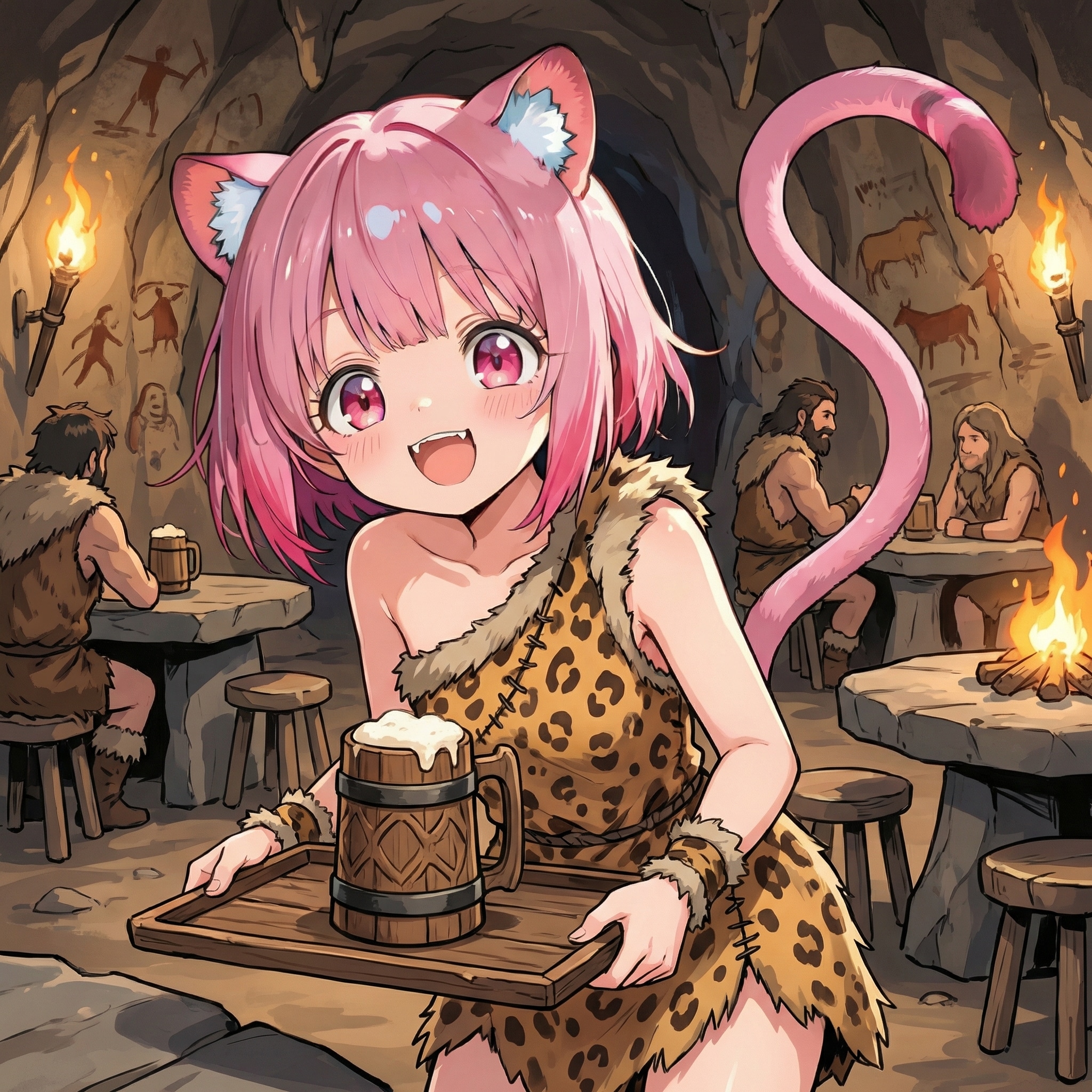 石器時代な居酒屋 | の人気AIイラスト・グラビア