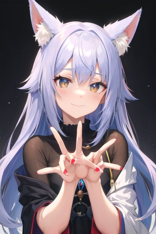 キツネのハンドサイン見てみたかっただけなのですが… | の人気AIイラスト・グラビア