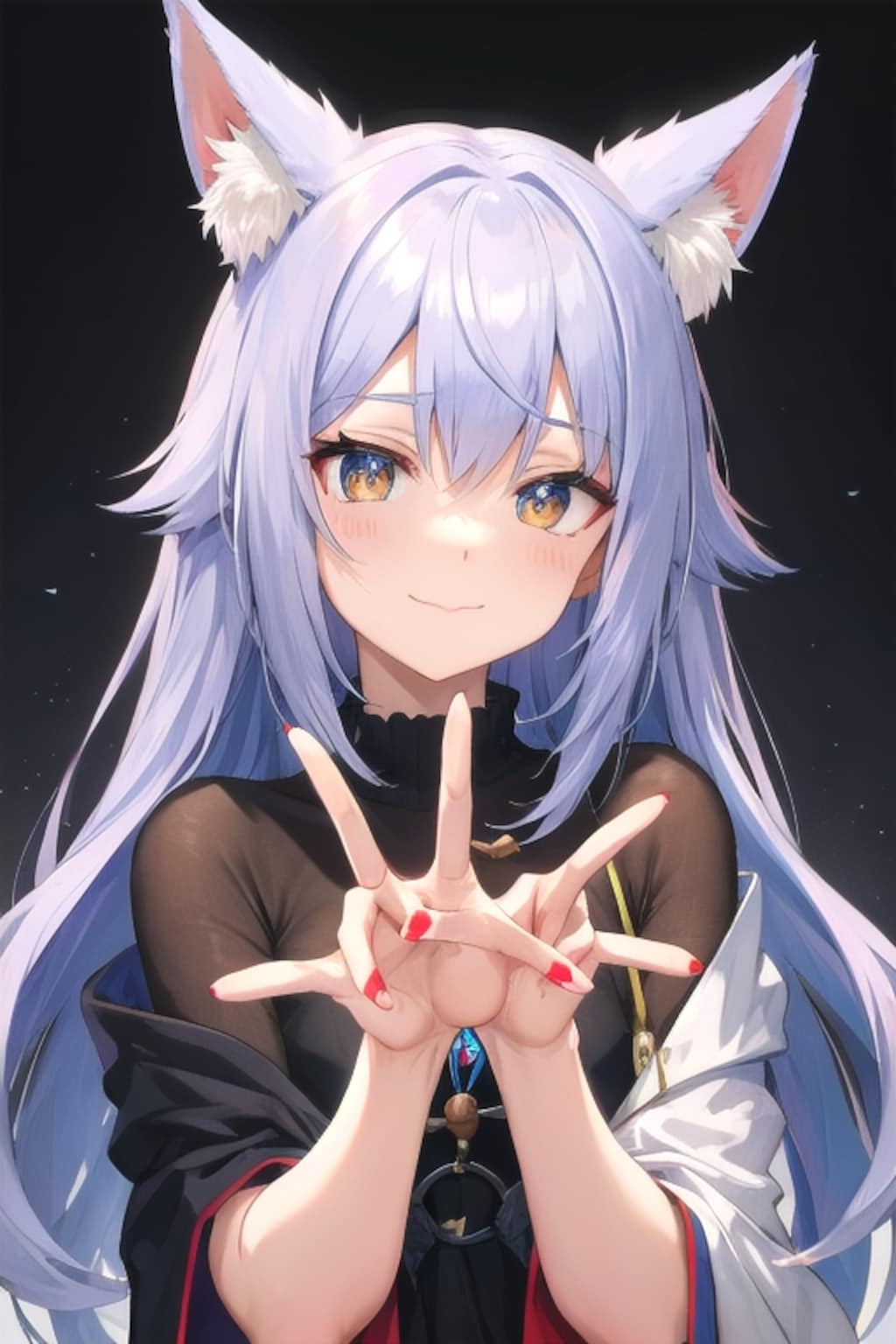 キツネのハンドサイン見てみたかっただけなのですが…