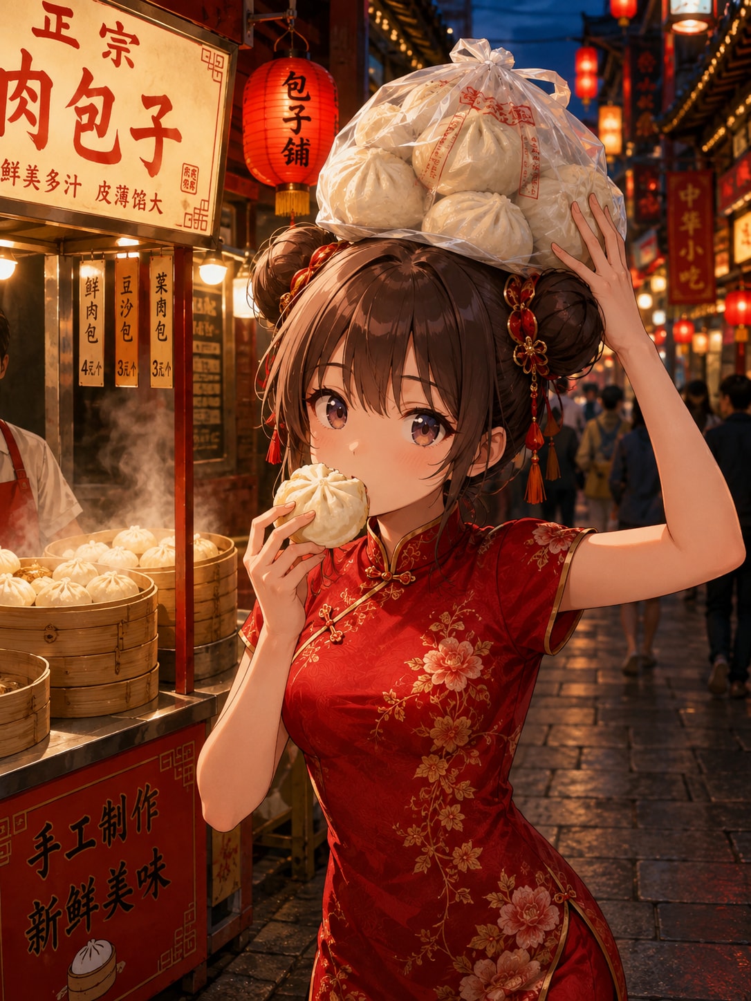 帰る前に一つ食べよう | の人気AIイラスト・グラビア