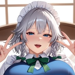 十六夜咲夜のGray Raum aiイラスト