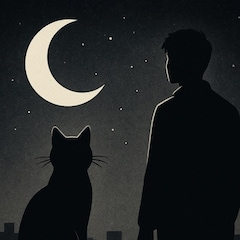 黒貓と夜