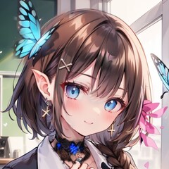 らび@創作美少女🦋咲蓮清鹿クン