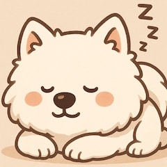 昼寝犬