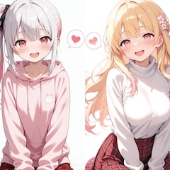 あおい(雪峰 一華&金髪少女)