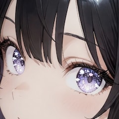 violet eyes