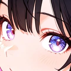 violet eyes