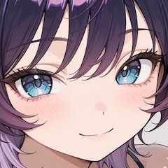 紫ショートちゃん＠AIイラスト