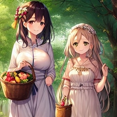 魔法使い　水彩
