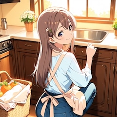 黒い毛の生えた大きな桃